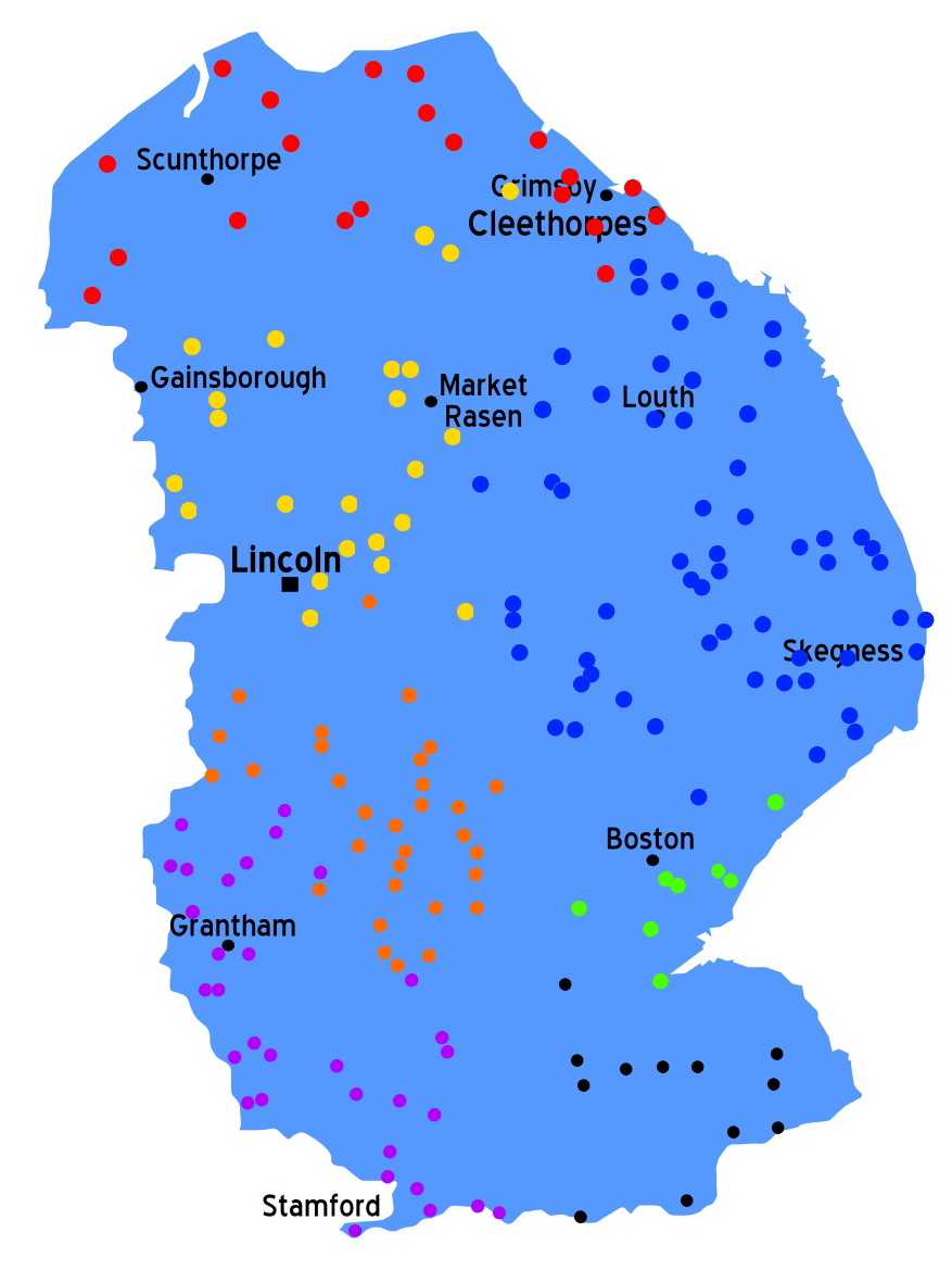 Clickable Crosses Map